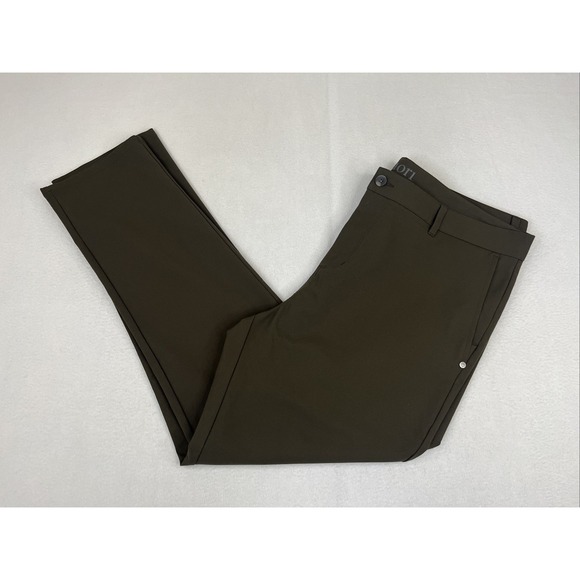 VUORI Pants Mens 38x30 Brown Cascade Tech Chino Performance Work Golf V427